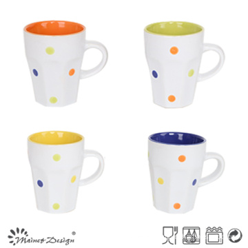7oz Lovely Ceramic Stoneware Mug with Dots